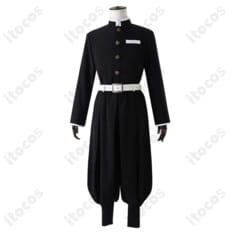 鬼滅の刃 冨岡義勇 コスプレ衣装。隊服と刺繍羽織を高再現、イベント撮影に最適です - 3枚目の画像（サムネイル）