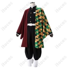 鬼滅の刃 冨岡義勇 コスプレ衣装。隊服と刺繍羽織を高再現、イベント撮影に最適です - 2枚目の画像（サムネイル）
