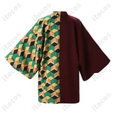 鬼滅の刃 冨岡義勇 コスプレ衣装。隊服と刺繍羽織を高再現、イベント撮影に最適です - 6枚目の画像（サムネイル）