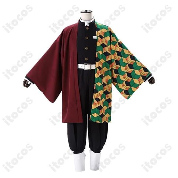鬼滅の刃 冨岡義勇 コスプレ衣装。隊服と刺繍羽織を高再現、イベント撮影に最適です