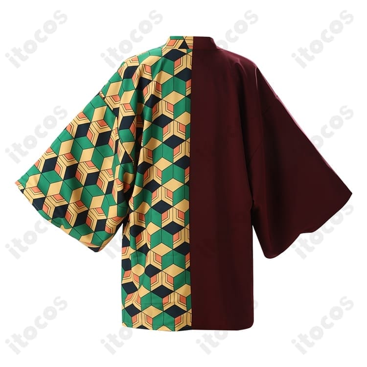 鬼滅の刃 冨岡義勇 コスプレ衣装。隊服と刺繍羽織を高再現、イベント撮影に最適です - 6枚目の画像