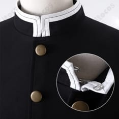 鬼滅の刃 時透無一郎 鬼殺隊隊服コスプレ 刺繍装飾で高再現、軽快フィットで撮影会にも - 4枚目の画像（サムネイル）