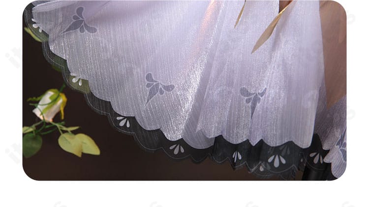 グレイス（漁女）衣装 スカート裾の装飾。動きに合わせて表情が出るデザイン。