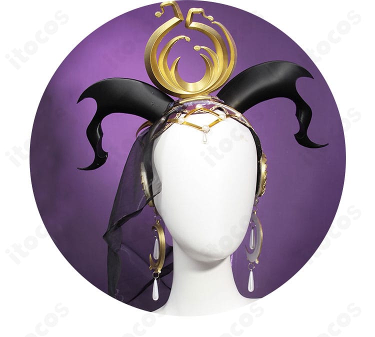 頭飾り・髪飾りの造形と配色ディテール