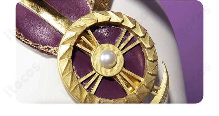 特徴的なヘアアクセサリーの装飾アップ（虚妄の傑作）