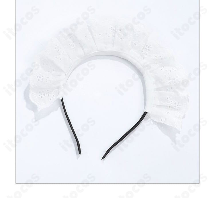 ヘアピンのデザイン詳細。前髪やサイドをまとめ、キャラらしさを強調