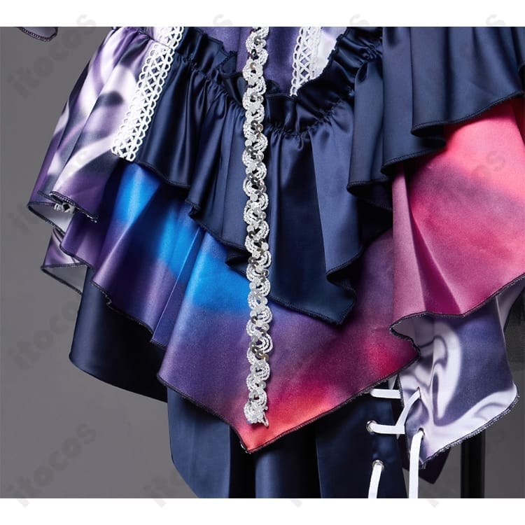 プロジェクトセカイ 朝比奈まふゆ Turning Purple 高再現で撮影映え、快適な着心地 - 4枚目の画像