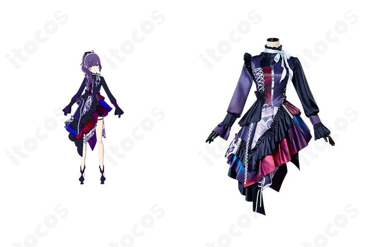 朝比奈まふゆ Turning Purpleのフルセットと正面商品画像。高再現の配色と装飾がわかる構図。