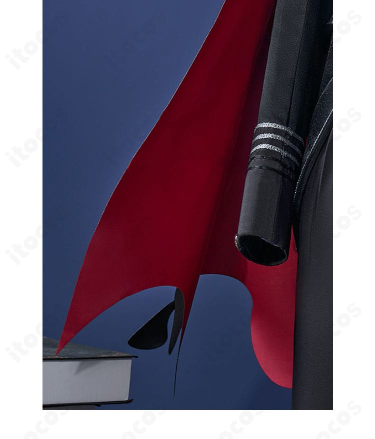 ジョゼフ衣装 マント（披風）の装飾。裾のラインと動きを感じる後ろ姿