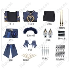 原神 カピターノ コスプレ衣装 高再現で豪華、撮影会やイベントで映えるフルセット - 6枚目の画像（サムネイル）