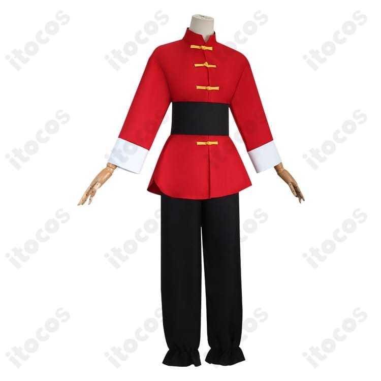 らんま1/2 早乙女乱馬 チャイナ服 コスプレ衣装。高再現で快適、イベント・撮影に最適 - 2枚目の画像