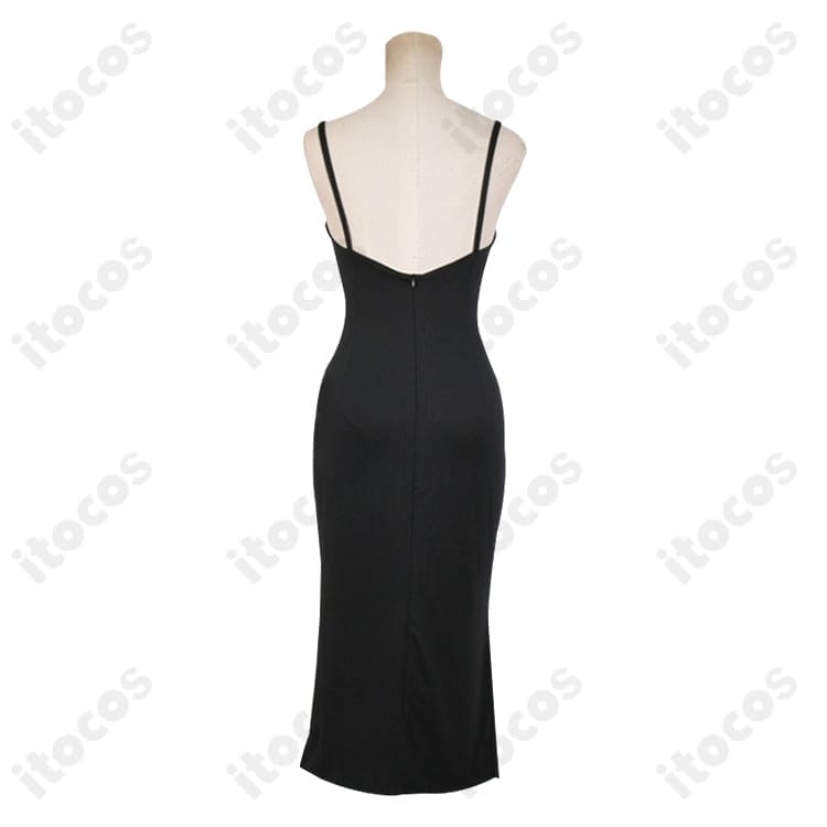 鋼の錬金術師 ラスト コスプレ衣装｜高再現ロングドレスで妖艶さを美しく演出 - 4枚目の画像