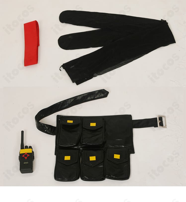 M4 SOPMOD II コスプレ衣装 セット内容一式のレイアウト画像。撮影準備の参考に適した構図