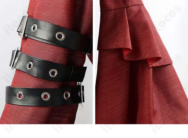 袖装飾の近接写真。カフス周りの意匠とステッチワークが見えるディテール