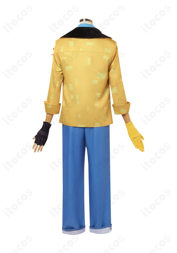 第五人格 フロリアン・ブランド（火災調査員）コスプレ衣装の背面全体とコートの落ち感