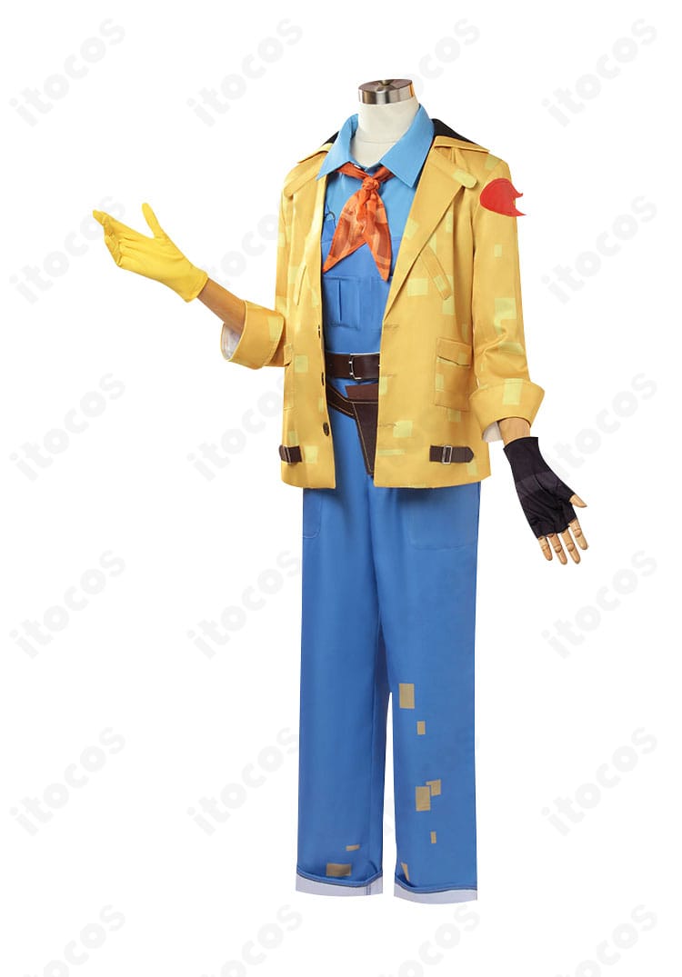 第五人格 フロリアン・ブランド（火災調査員）コスプレ衣装の側面シルエット詳細