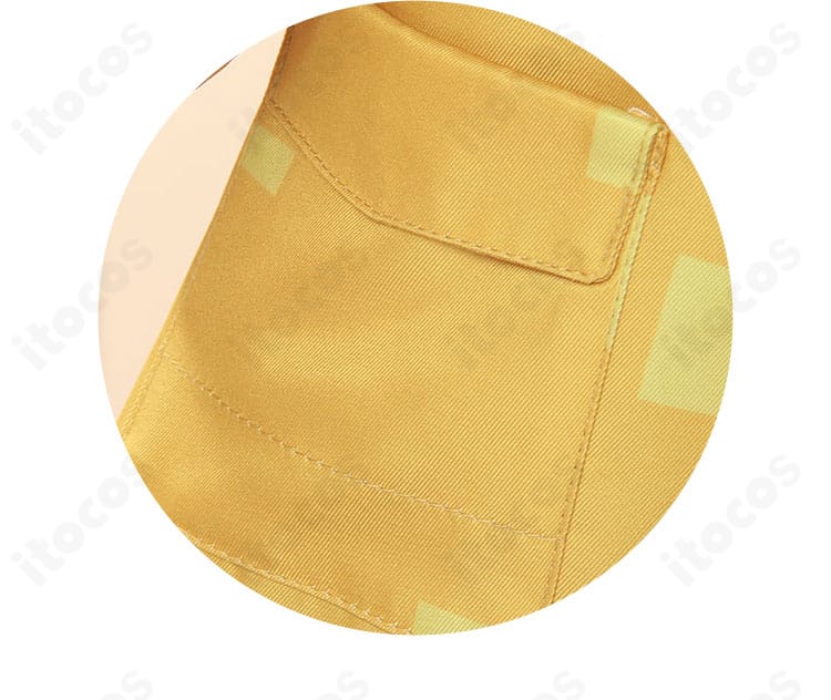 第五人格 フロリアン・ブランド（火災調査員）コスプレ衣装 コートのポケット周りの装飾ディテール