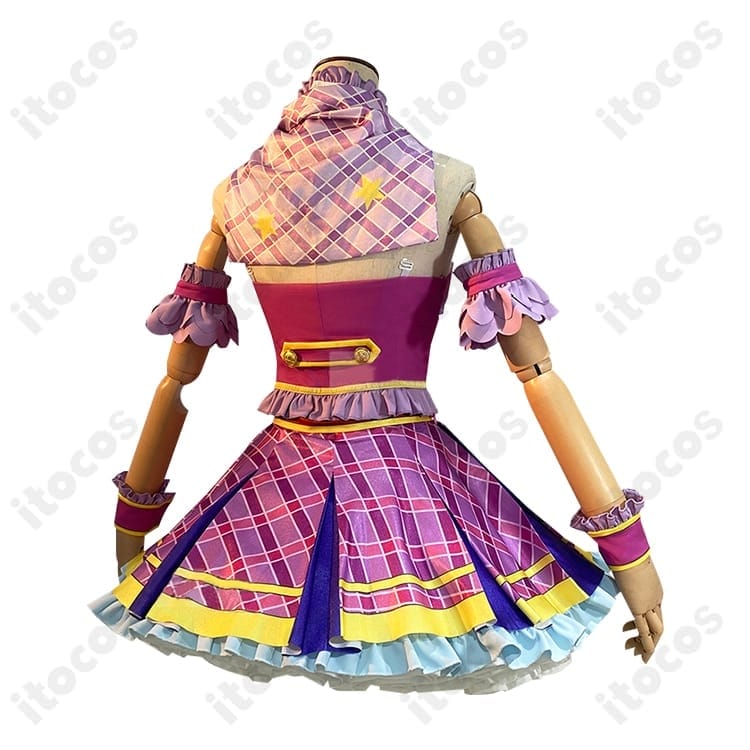 アイカツ！ 紫吹蘭 コスプレ衣装｜快適素材で高再現、撮影・イベントに最適 - 3枚目の画像