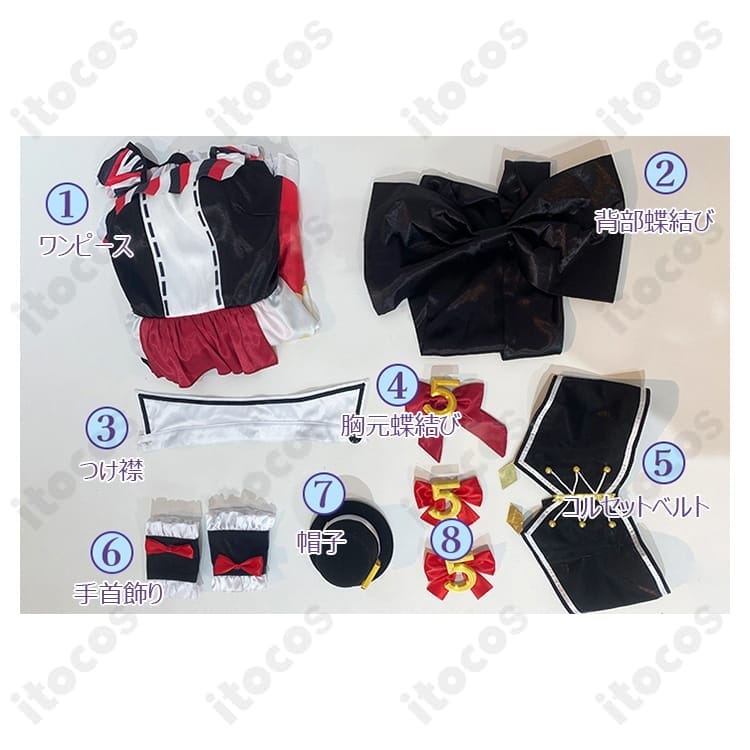 プリパラ 北条そふぃ 5周年コスプレ衣装 高再現で華やか、撮影とイベントで映える一着 - 5枚目の画像