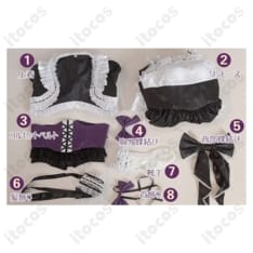 DEATH NOTE 弥海砂 コスプレ衣装 高再現設計。美シルエットで撮影映え、イベント即戦力のフルセット - 4枚目の画像（サムネイル）