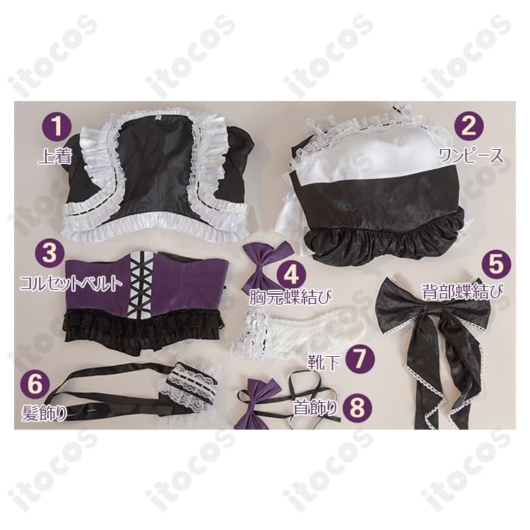 DEATH NOTE 弥海砂 コスプレ衣装 高再現設計。美シルエットで撮影映え、イベント即戦力のフルセット - 4枚目の画像