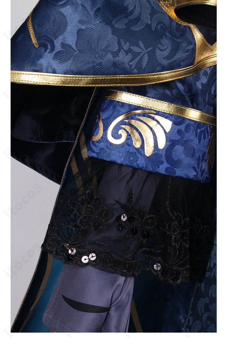 隠者 首席顧問コスプレ 袖口と手袋のセット・統一感ある意匠