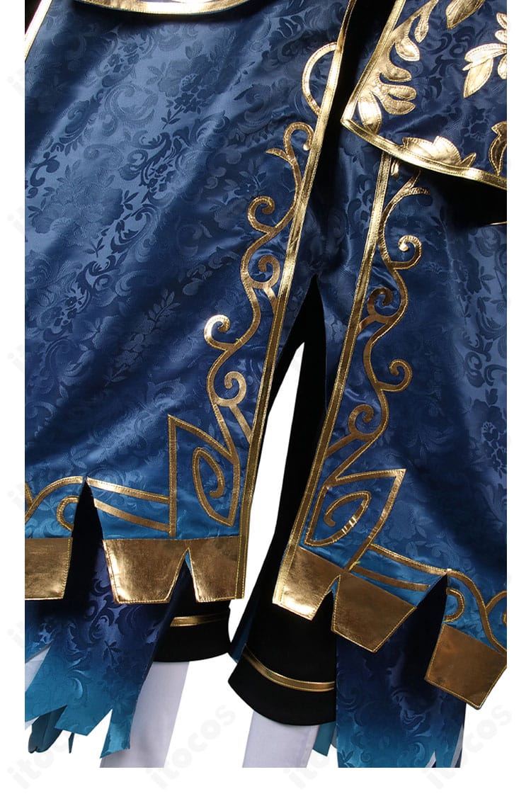 隠者 首席顧問コスプレ マント裾装飾・豪華な縁取りと模様