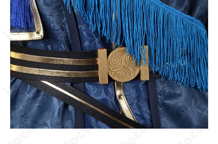 隠者 首席顧問コスプレ ベルトディテール・機能的な留め具と質感