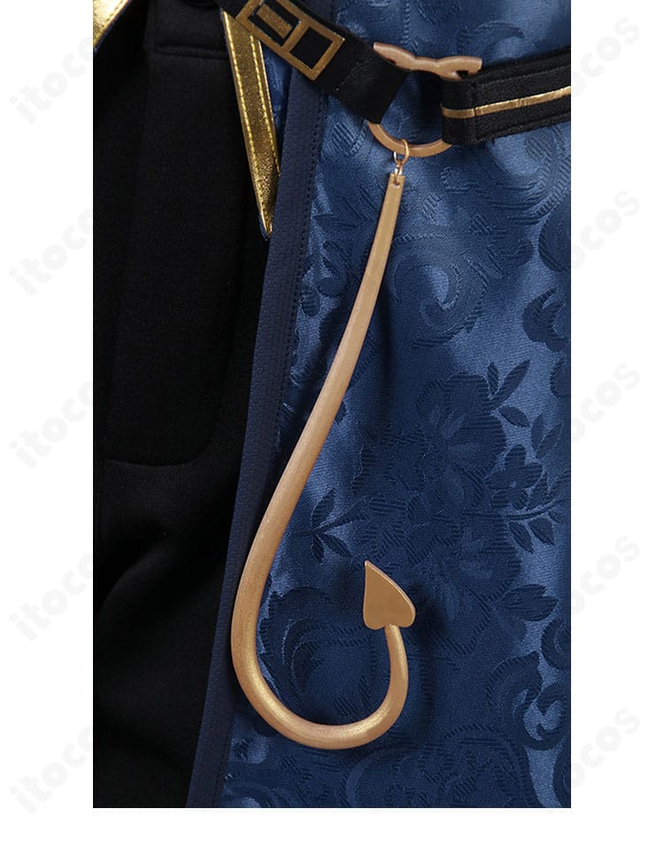 隠者 首席顧問コスプレ 腰回り装飾のアップ・意匠の配置と素材感