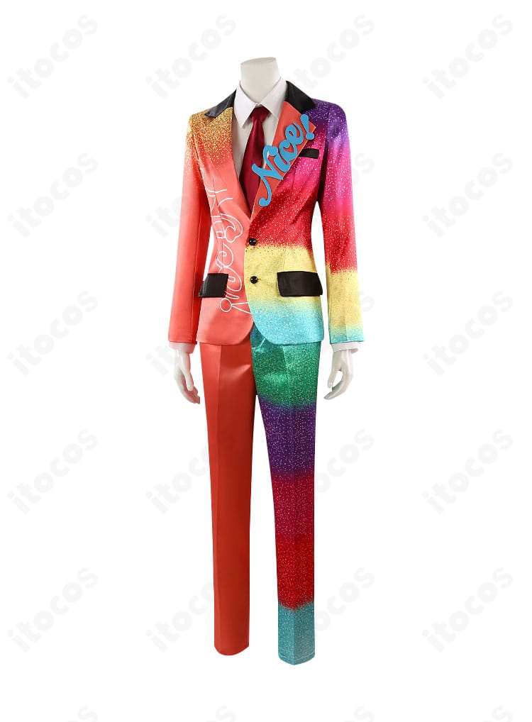 ナイス・アルネブ・サンダー衣装の左側面シルエットと袖の形状が分かる写真