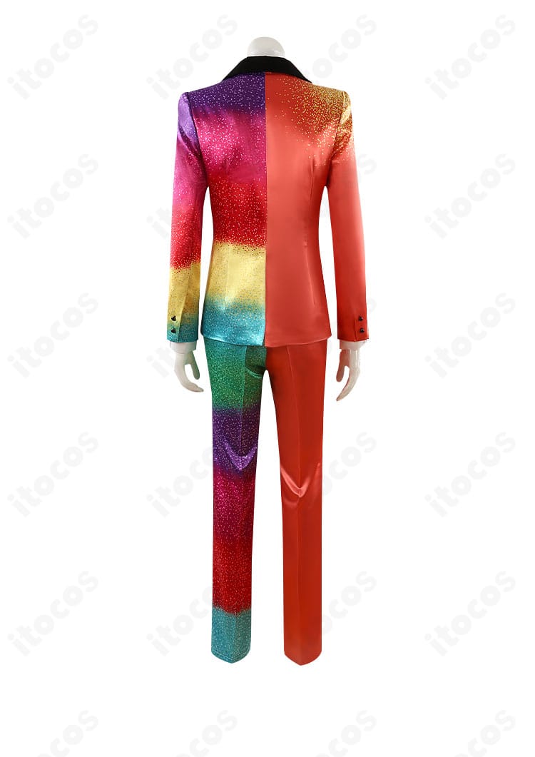 ナイス・アルネブ・サンダー衣装の背面全体カット、後ろ身頃のライン構成