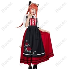 狼と香辛料 ホロ アルザス民族衣装 コスプレ衣装｜動きやすく高再現、イベントから撮影まで - 4枚目の画像（サムネイル）