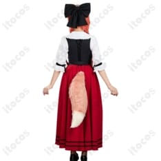 狼と香辛料 ホロ アルザス民族衣装 コスプレ衣装｜動きやすく高再現、イベントから撮影まで - 6枚目の画像（サムネイル）