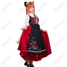 狼と香辛料 ホロ アルザス民族衣装 コスプレ衣装｜動きやすく高再現、イベントから撮影まで - 1枚目の画像（サムネイル）