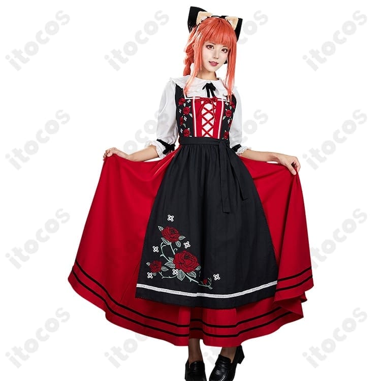 狼と香辛料 ホロ アルザス民族衣装 コスプレ衣装｜動きやすく高再現、イベントから撮影まで - 2枚目の画像