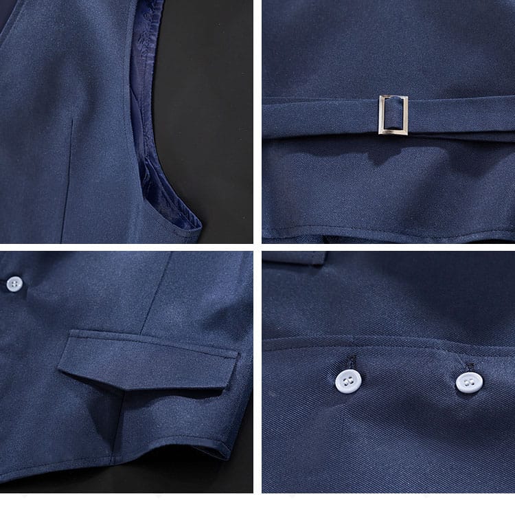 インナーのマスターベスト詳細。背面調整ベルトと生地の質感が分かる画像。