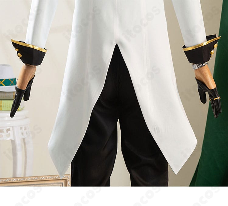 アベンチュリン衣装の衣裾ディテール。動きやすさとデザイン性を両立した裾の表情