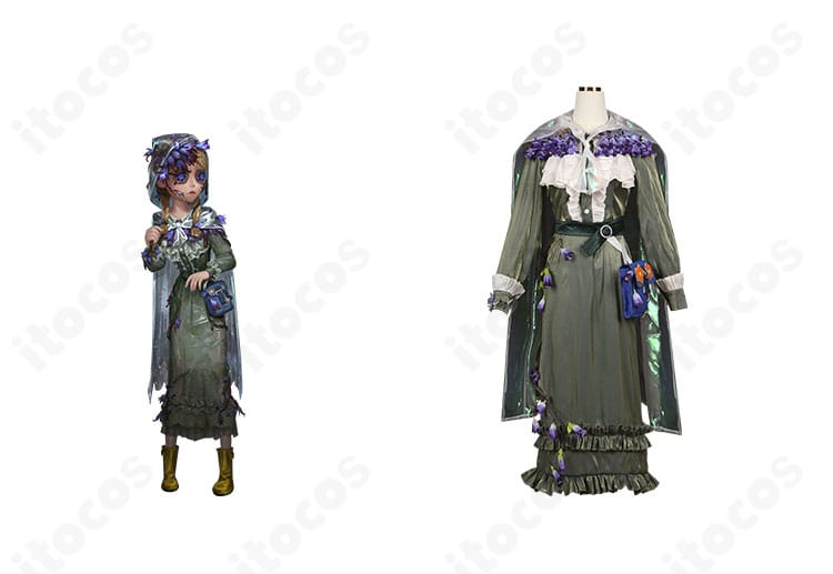 第五人格 アニー・レスター 清潔な翼のコスプレ衣装 正面全体。高い再現度とディテールが分かる商品写真。