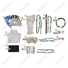 第五人格 心理学者 エダ・メスマー 銀の騎士 コスプレ衣装 高い再現度でイベントと撮影に最適 - 4枚目の画像（サムネイル）