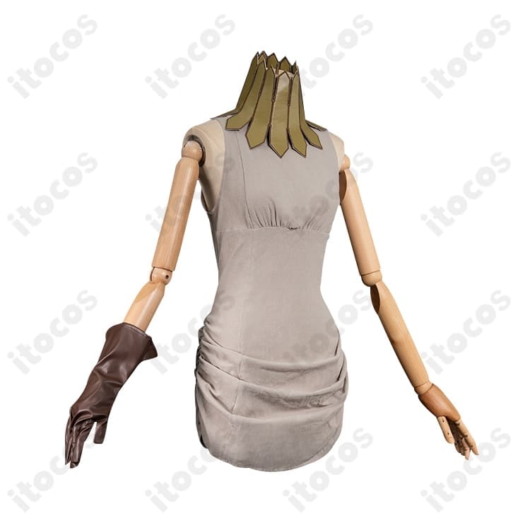 ダンジョン飯 フレキ コスプレ衣装｜刺繍映えのワンピースセットで高再現＆快適 - 3枚目の画像