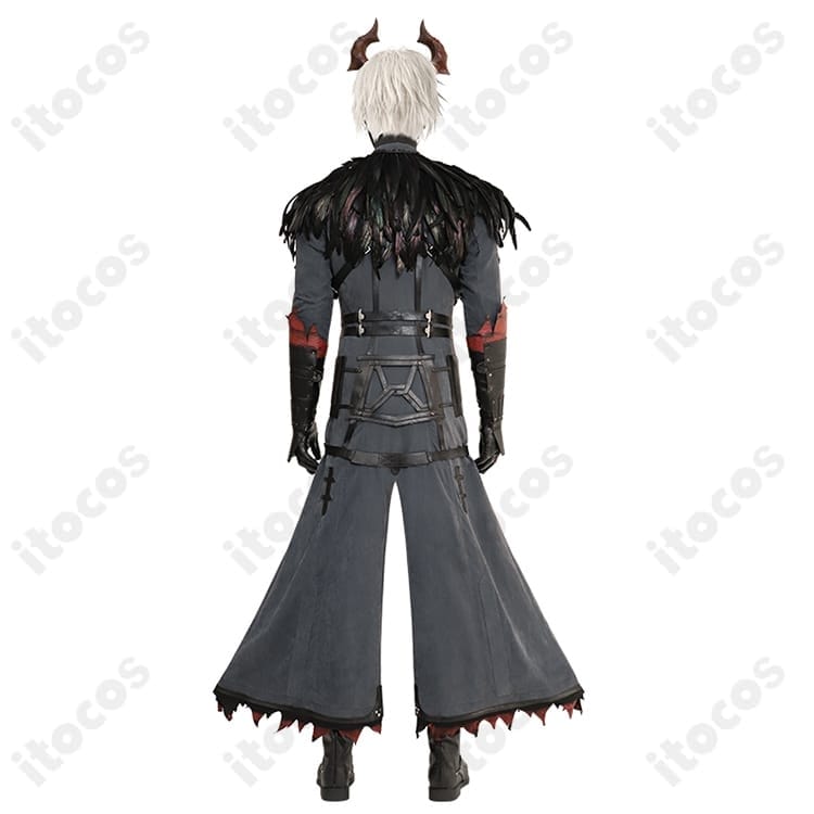 FFVII セフィロスの黒コートを高精度再現。ハロウィンや撮影で映える豪華アクセ一式コスプレ衣装 - 4枚目の画像