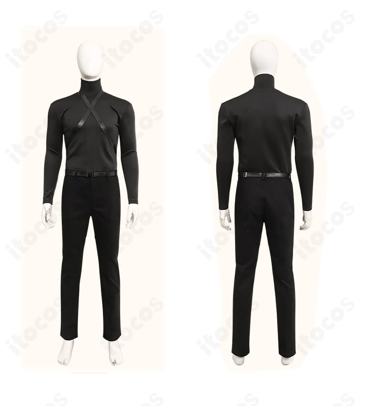 セフィロス ハロウィン衣装の内側ディテール。裏地構造とフィット感を示すクローズアップ。