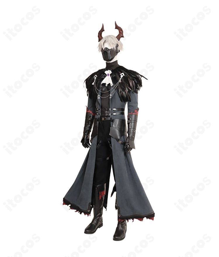 セフィロス ハロウィン衣装の左側ディテール。イベント映えする立体装飾とラインを確認できる画像。