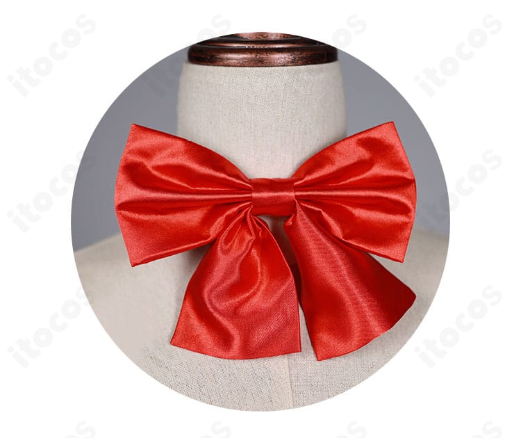 セキエイ学園制服のリボン装飾ディテール｜結びやすく撮影映えするポイント