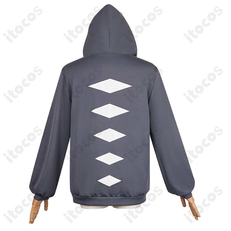 怪獣8号 日比野カフカ／亜白ミナの怪獣パーカー。高再現度でイベントや撮影会に最適 - 4枚目の画像