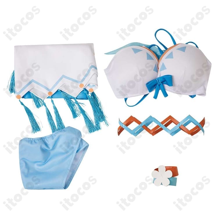 原神 蛍 ナタ魔神任務の温泉水着コスプレ｜高再現で撮影映え、イベントにも最適 - 6枚目の画像