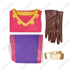 ゼルダの伝説 ゼルダ姫 コスプレ衣装｜高精度再現で動きやすい冒険服、イベント・撮影に最適 - 6枚目の画像（サムネイル）