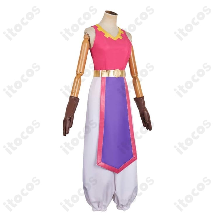 ゼルダの伝説 ゼルダ姫 コスプレ衣装｜高精度再現で動きやすい冒険服、イベント・撮影に最適 - 3枚目の画像