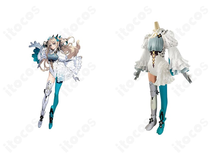 Fate/Grand Order スペース・エレシュキガル 第三再臨のコスプレ一式。キャラクターの造形と衣装が融合した高再現デザインの全身イメージ。