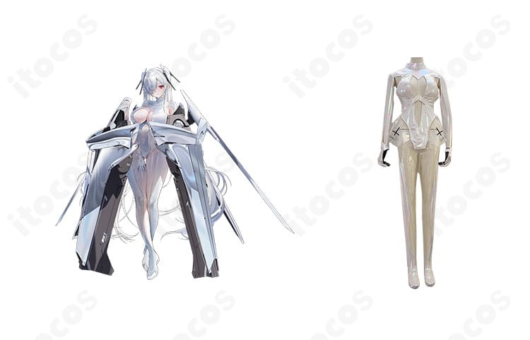 勝利の女神：NIKKE シンデレラのコスプレ衣装一式。キャラクターの雰囲気を再現した全身コーディネート。